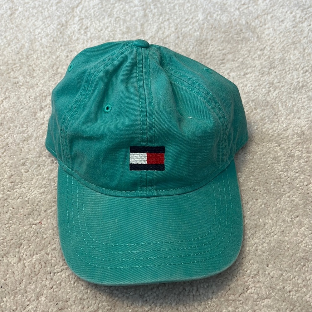 Teal Tommy Hilfiger baseball cap